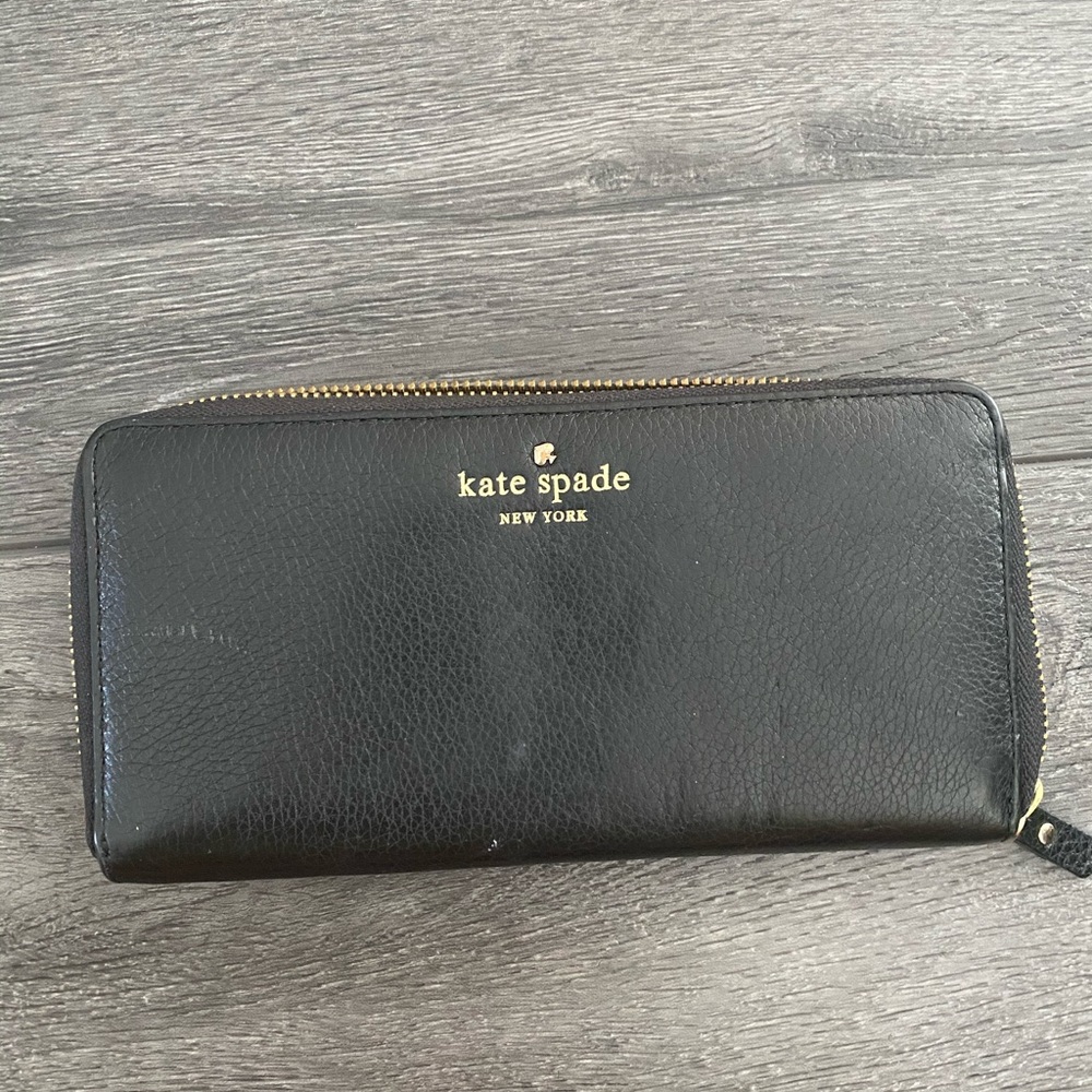 kate spade black wallet